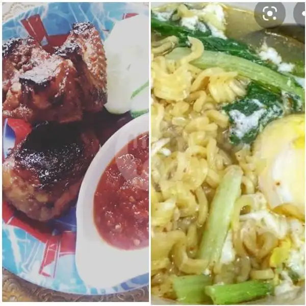 Ayam Bakar Plus Mie Rebus Free Ice Blend Buah | Kitchen Gobar Mama Nduk, Jayamarga