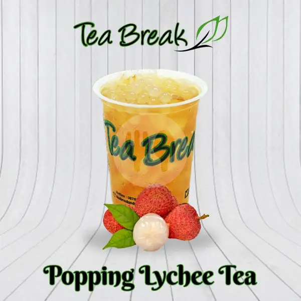 Popping Lychee Tea | Tea Break, Malang Town Square