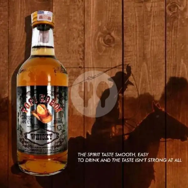 Topi Koboi Whisky 330 Ml | Arga Bintang Anggur N Soju, Terusan Buah Batu