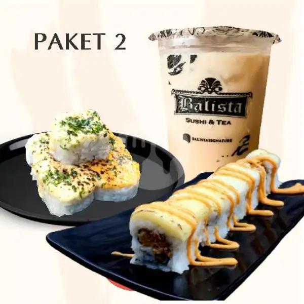 Paket 2 | Balista Sushi & Tea, Babakan Jeruk