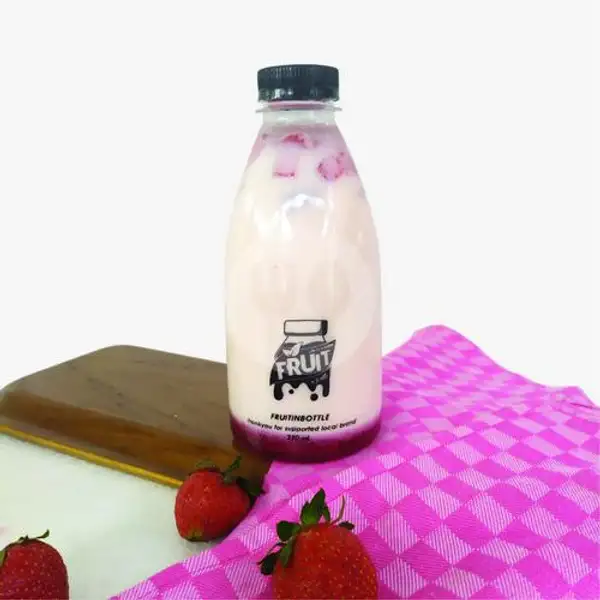 Korean Strawberry Milk | Fruit in Bottle Juice, Panjer