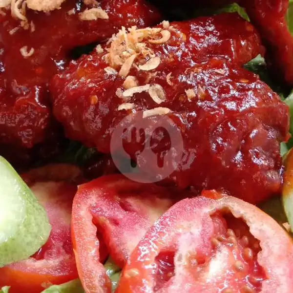 Ayam Sadas Komplit | Warung Mamah Una, Gudang Selatan