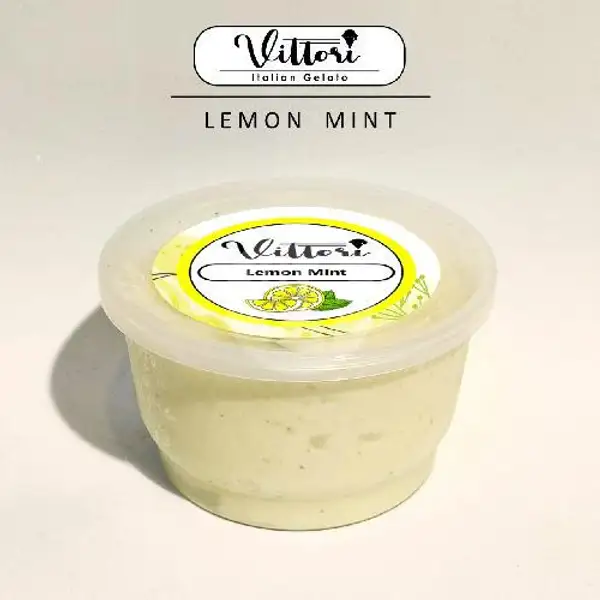Ice Cream Es Krim Gelato Vittori - Lemon Mint | Vittori Gelato