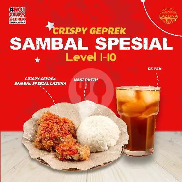 Crispy Geprek Sambal Special | Lazuna Chicken, Talasalapang