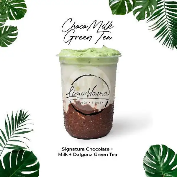 ChocoMilk Green Tea | Lima Warna Dalgona Dan Boba Kopi, Raya Cilimus