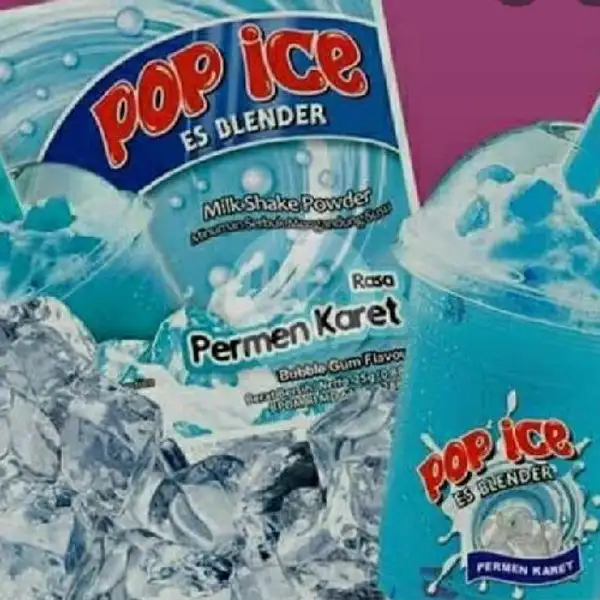Pop Ice Permen Karet | Pop Ice Bubble / Ice Mocktail Rainbow