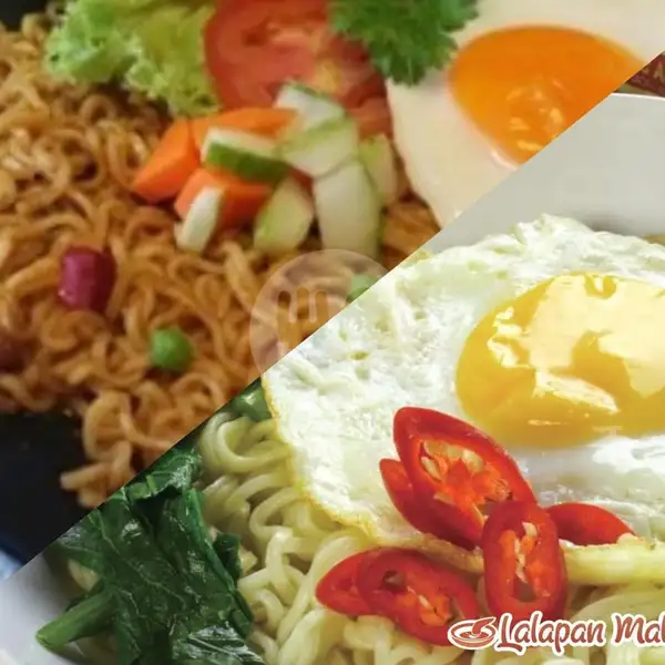 Indomie Goreng + Telur + Sayur | Lalapan Makrul, Senggigi