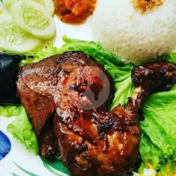 Ayam Presto Bakar + Nasi | Ayam Presto Novi, Kampung Dalam
