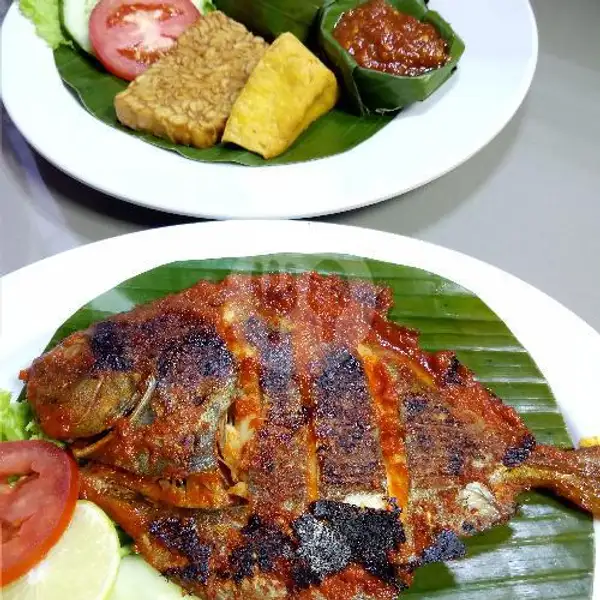 Nasi Timbel Bawal Bakar / Goreng (free Es Teh Manis) | Ayam Bakar Dan Ikan Bakar Selera Nusantara, Dapur Nusantara