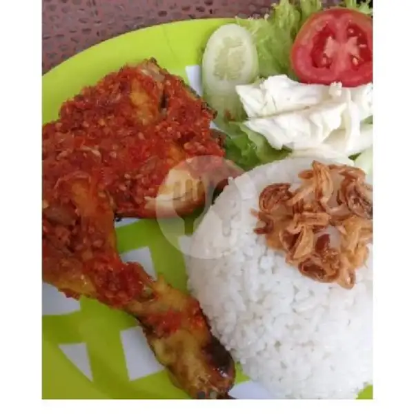 Ayam Penyet Nasi +tempe Tahu | Warung Nasi Rahayu Rasa