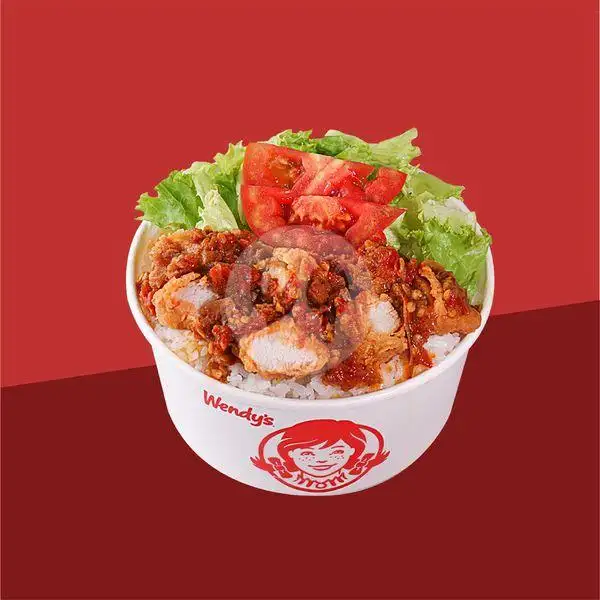 Combo Sambal Bawang Chicken Rice | Wendy's Malang City Point