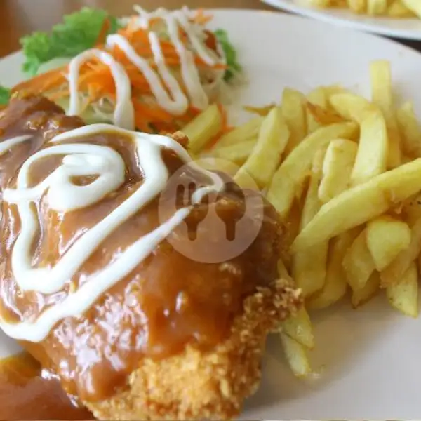 Chicken Cordon Bleu Paket Kenyang | Food Dea Mom Chicken Steak Klari Karaba2, Delta Kondang Indah