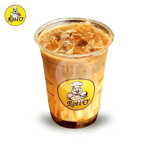 Iced Caramel Latte M | Roti'O, MT Haryono Malang