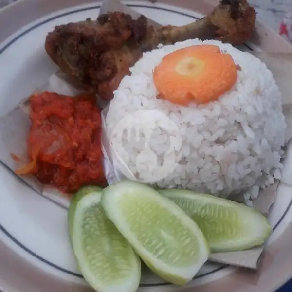 Nasi  Uduk Ayam Sambal | Nasi Uduk dan Nasi Kuning Albiru, Tambakreja