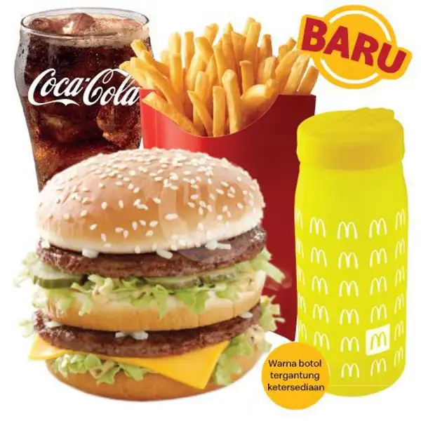 Paket Hemat Big Mac, Lrg + Colorful Bottle | McDonald's, Galuh Mas-Karawang