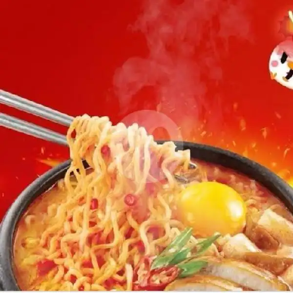 Mie Kuah Spicy Hot Soup+telor | Sego Sambel Ganas dan Jus Cak Fadhil, Krukah Lama