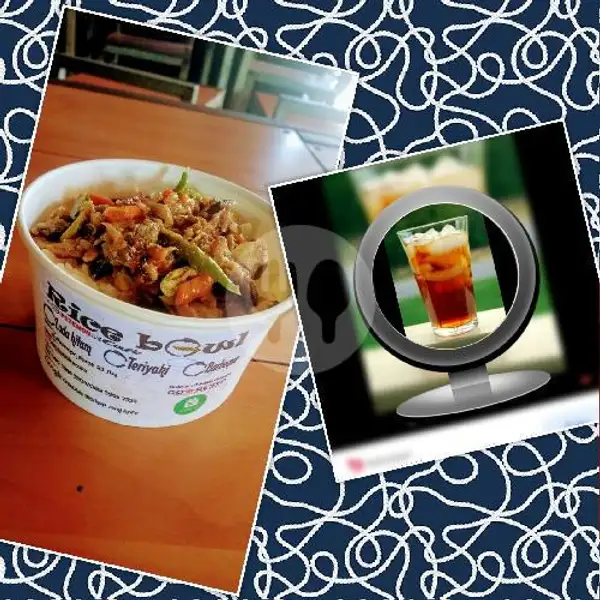 Rice Bowl Klotok Plus  Es Teh Manis | O Bubble, Petemon