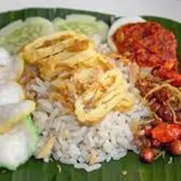 Nasi Lemak/Gurih Tanpa Telur | Lontong Medan, Pekanbaru