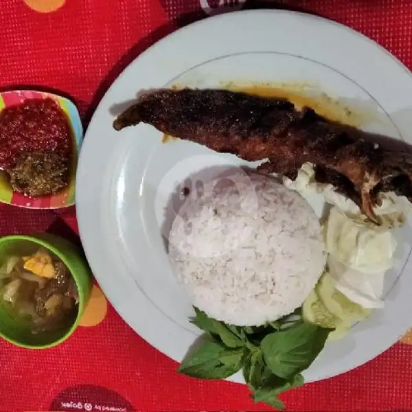 Nasi Lele Bakar atau Goreng + Sambel + Lalapan + Es Jeruk | Rumah Makan Dapur Jawa, MP Mangkunegara