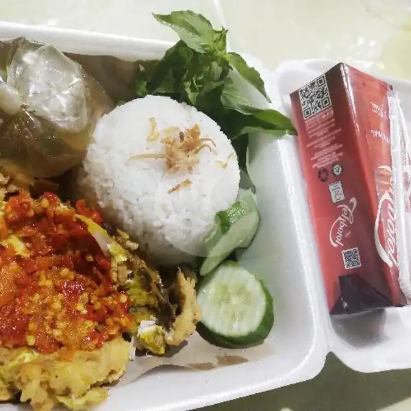 Paket Ayam Geprek Es Teh Sisri | Ayam Geprek & Pecel Lele Nabila, Air Padang