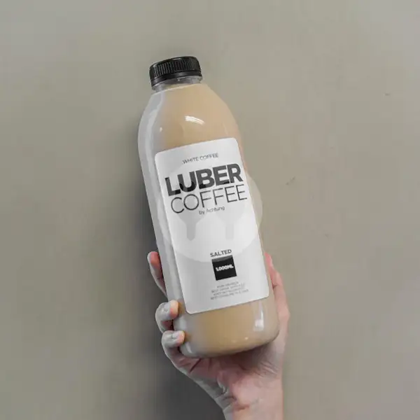 Luber Coffee 1 Liter (Salted Caramel) | Luberger ( Burger, Rice Bowl & Smoke Meat ), Buah Batu