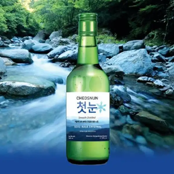 Cheosnun Soju Original 360ml | Buka Botol Green Lake