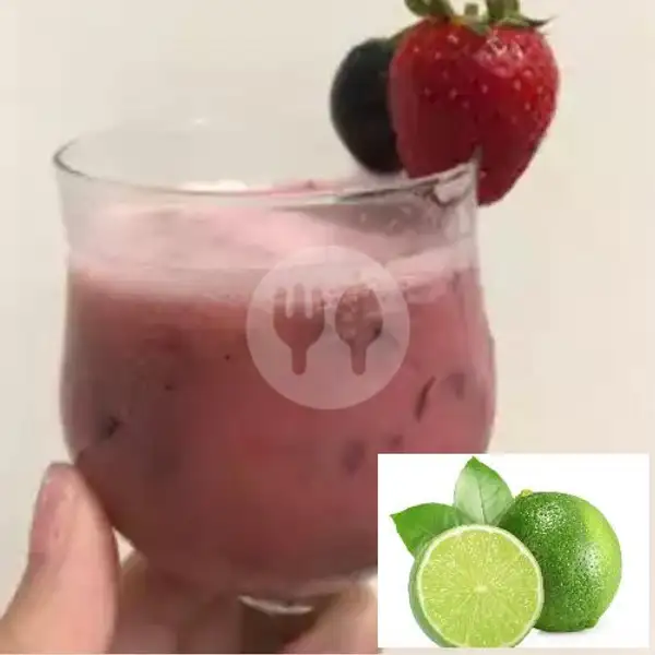 Juice Mix 3 Varian ( Strawberry+ Anggur+ Nipis) | Juice Buah Ori