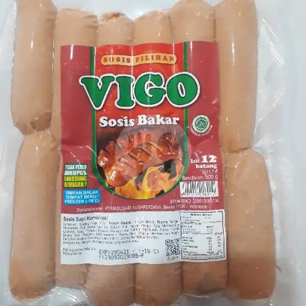Vigo Sosis Bakar Sapi Kombinasi | Berkah Frozen Food, Pasir Impun