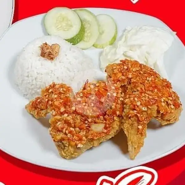 Paket Hemat Nutrisari | Ayam Gepuk Pak Gembus, Sanglah