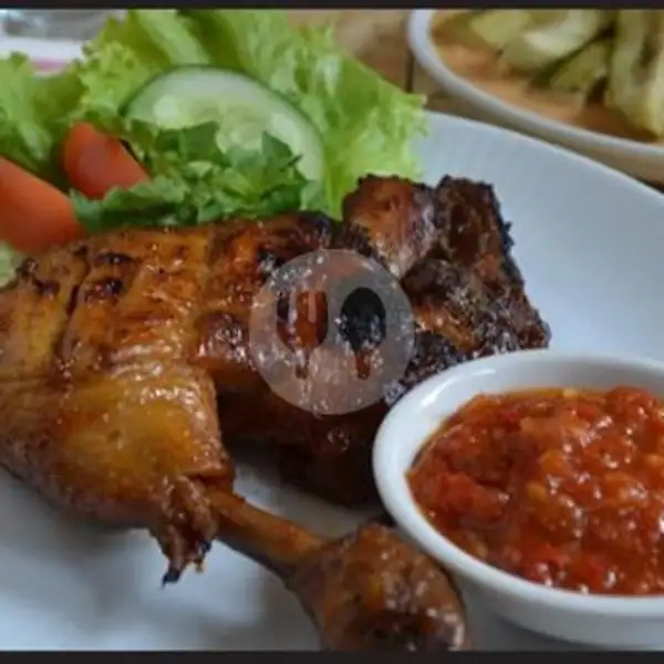 Ayam bakar Paha tanpa nasi | Ayam Geprek Ibu Julaeha, Garuntang