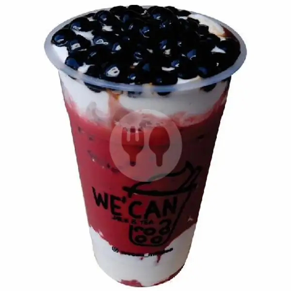 Boba Red Velvet Latte | We Can Milk & Tea, Denpasar