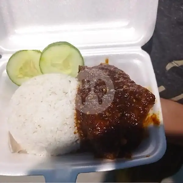 Ayam Geprek + Es Teh | Nasi Malam Lombok, Pejanggik