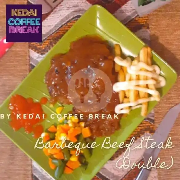 Barbeque Beef Steak (Double) | Kedai Coffee Break, Curug