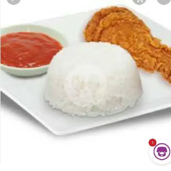 Fried Chicken + Nasi | Warung Indo Sumur Geger