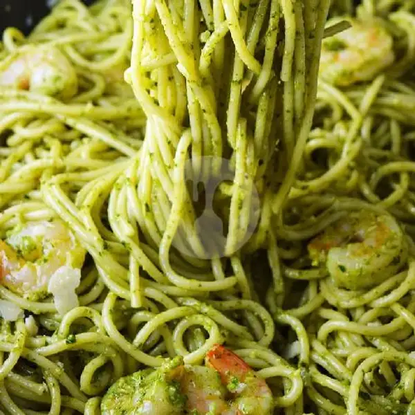 Pesto Seafood Spagethi | Oregano Kitchen, Canggu