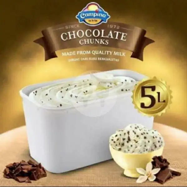 Ice Cream Campina Choco Chunks 5L | Nayra Ice Cream
