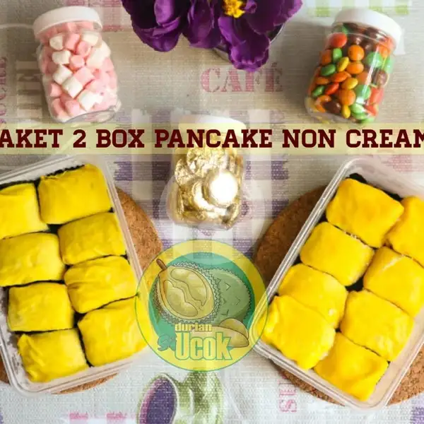 Paket 2 Box Pancake Non Cream | Durian Si Ucok