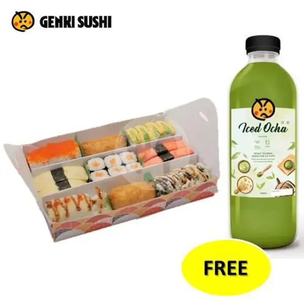 Buy Samurai Kyuko, Get Free 1L Iced Ocha | Genki Sushi, Paragon Mall Semarang