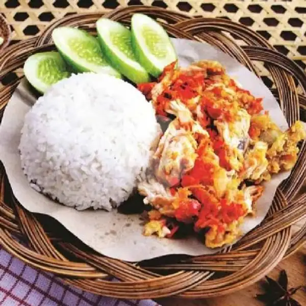 Ayam Geprek + Nasi | Seblak Warung Hana, Sekneg Raya