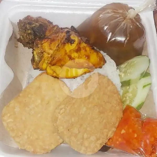 Paket Hemat Nasi Ayam Bakar Free Es Teh Manis Ori | Ayam Kremes Dan Lele Kremes Khansa, Sekip Jaya