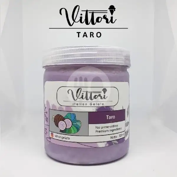 Ice Cream Es Krim Gelato Vittori - Taro | Vittori Gelato