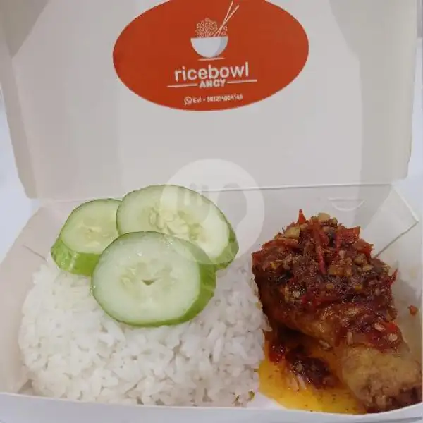Ayam Geprek | Ricebowl Ancy