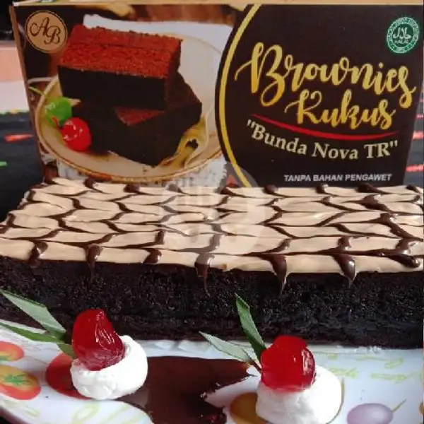 BROWNIES KUKUS TOPING TIRAMIZZU | Brownies Bunda Nova TR, Tidar