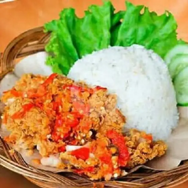 Nasi Ayam Geprek (Sayap) Komplit | Geprek Jago