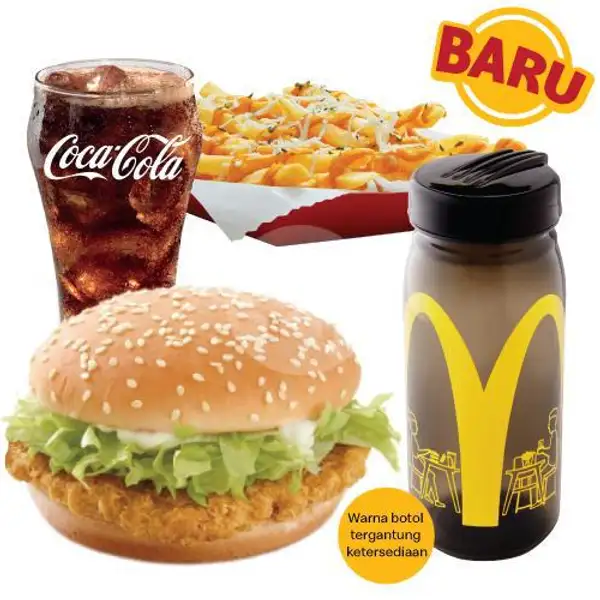 McChicken Burger McFlavor Set + Colorful Bottle | McDonald's, Mall Ratu Indah