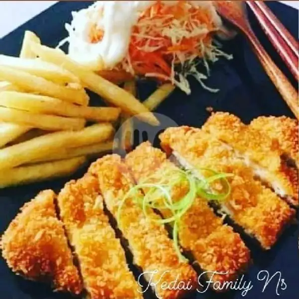Chicken Katsu+Kentang | Kedai Family Ns