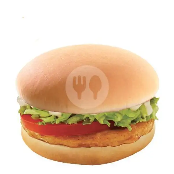 Chicken Burger Deluxe | McDonald's, Muara Karang