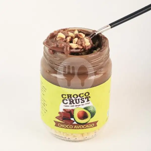 choco crust choco avocado | Delvi Snack, Durian Cup, Raya Mukfar