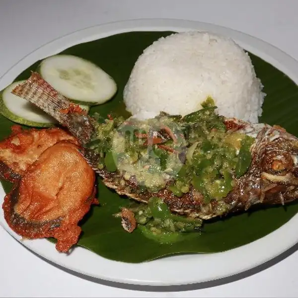 Ikan Nila Sambel Padeh + Nasi | Ayam Geprek Meleleh, Muka Kuning