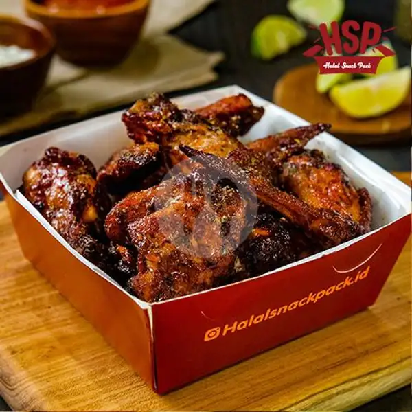HSP Chicken Wings 4 Pcs | HSP (Halal Snack Pack)